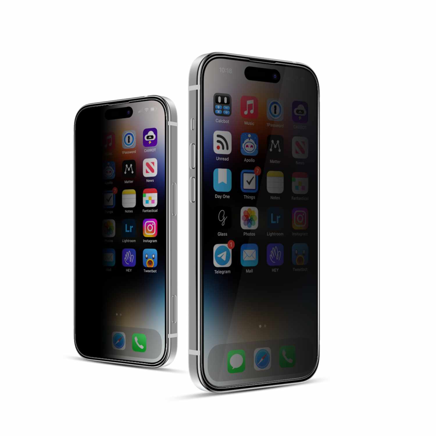 22 Cases Privacy Tempered Glass for iPhone 16 Pro