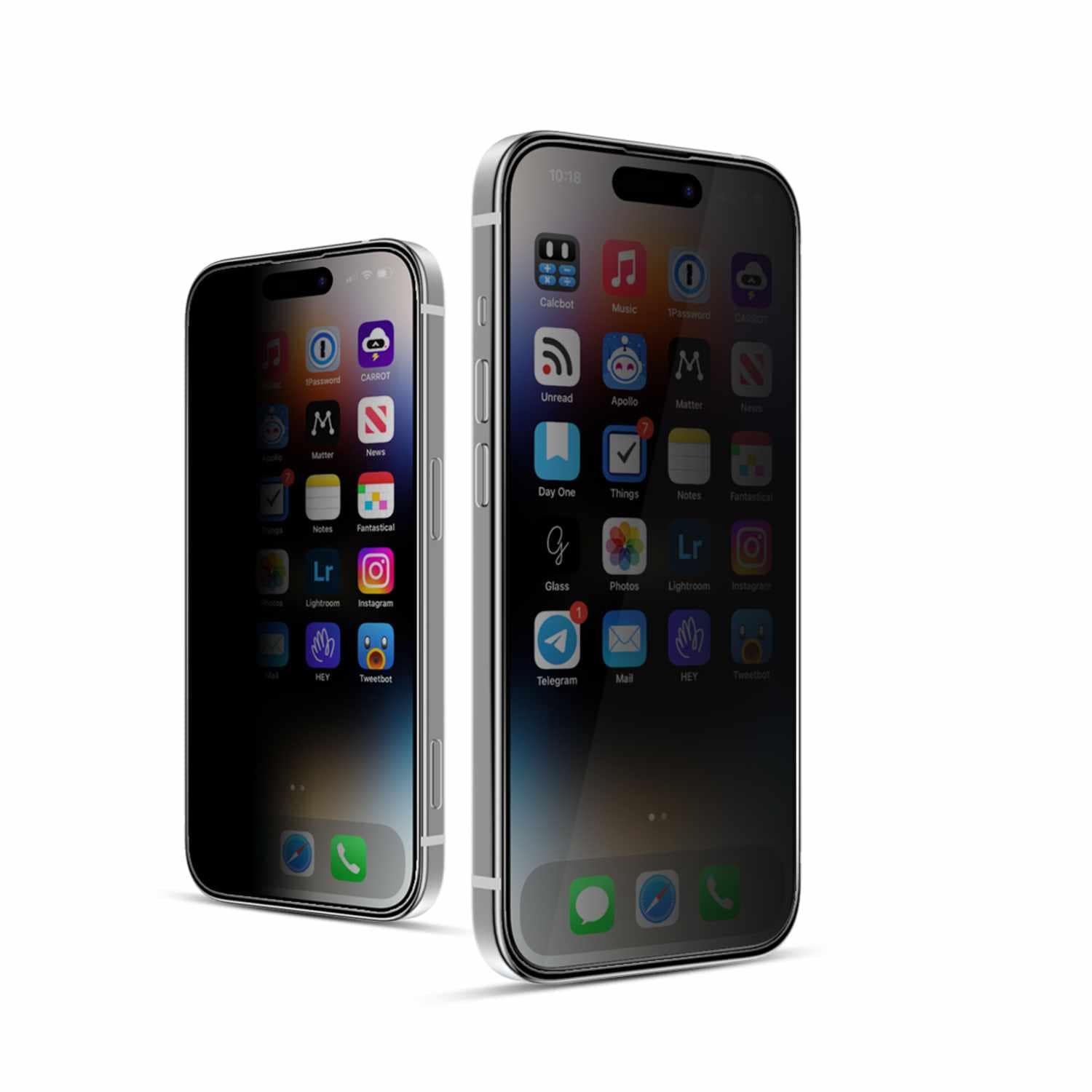 22 Cases Privacy Tempered Glass for iPhone 16/15