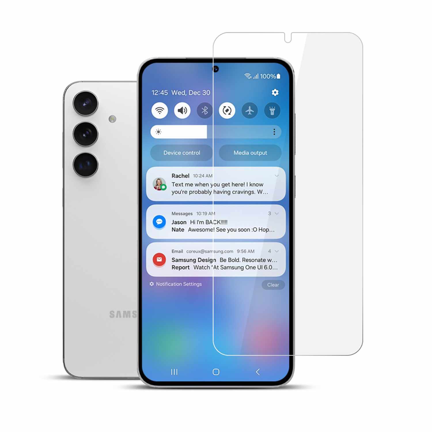 22 Cases Tempered Glass Screen Protector for Samsung Galaxy S25/Galaxy S24