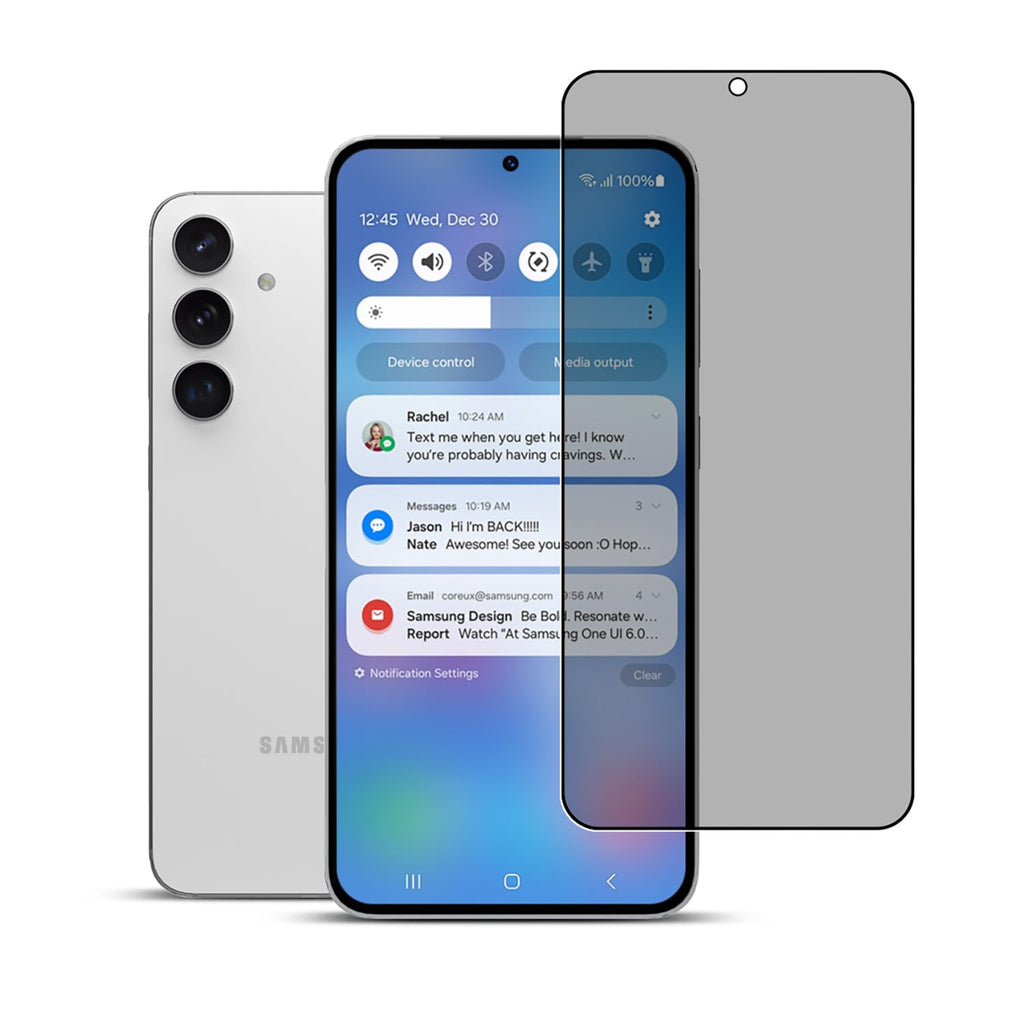 22 Cases Privacy Tempered Glass Screen Protector for Samsung Galaxy S25/Galaxy S24