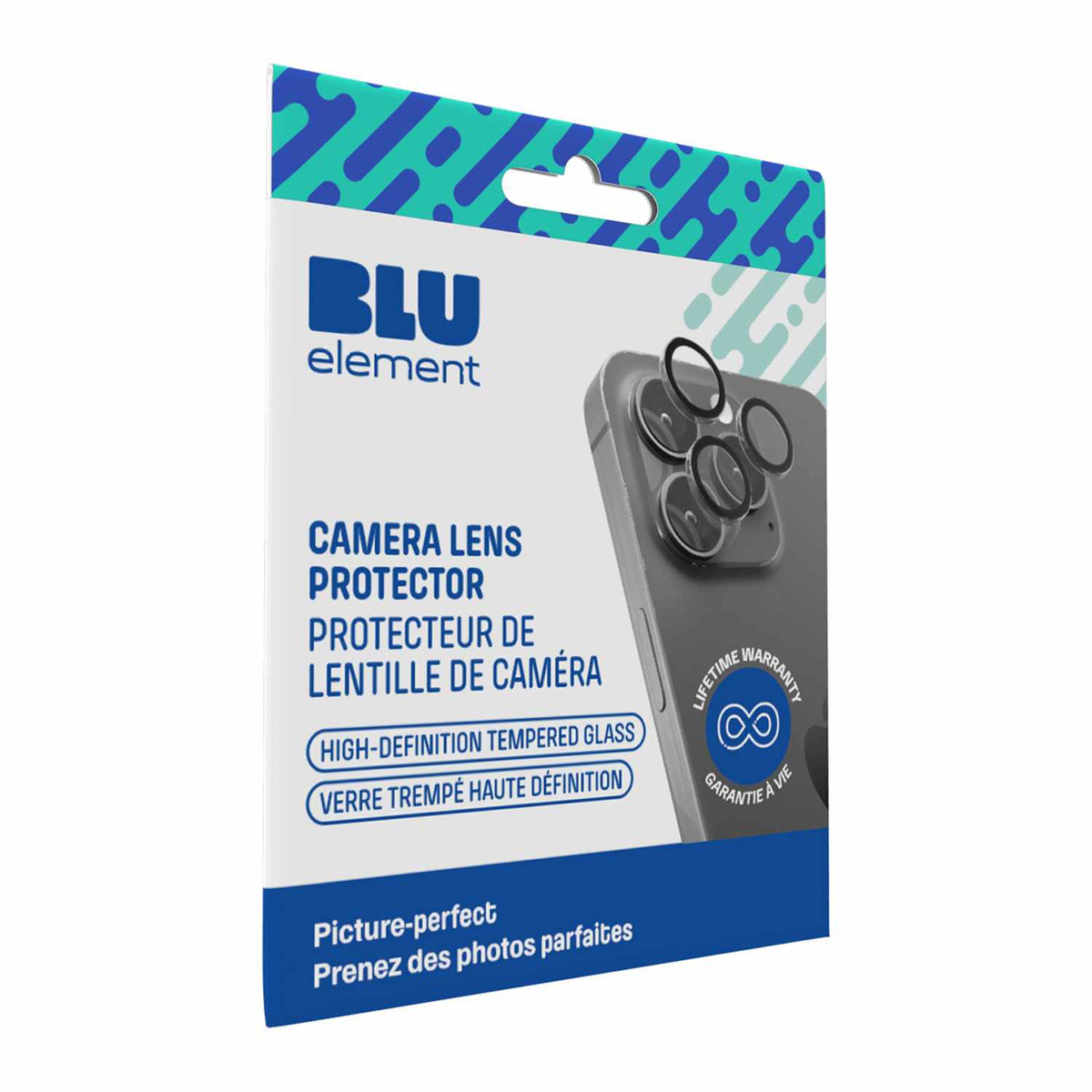 Blu Element Aluminum 1 by 1 Lens Protector Black for iPhone 17e/16e