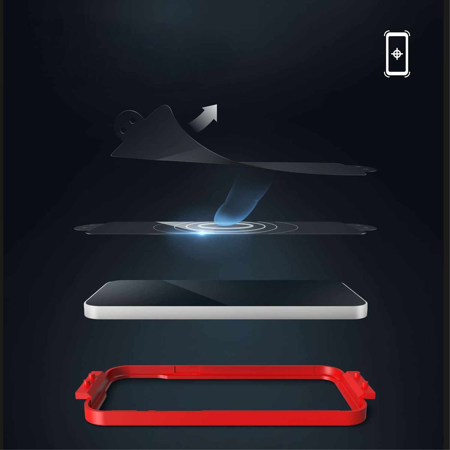 ZAGG InvisibleShield Glass Elite 4-Way Privacy Screen Protector for iPhone 16/15