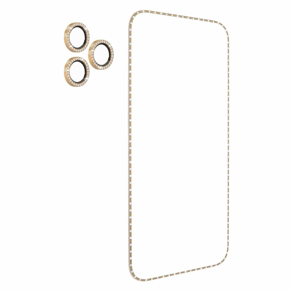 Kate Spade Screen/Lens Protector Style Kit Set in Stone Gold for iPhone 17 Pro Max