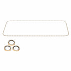 Kate Spade Screen/Lens Protector Style Kit Set in Stone Gold for iPhone 17 Pro Max