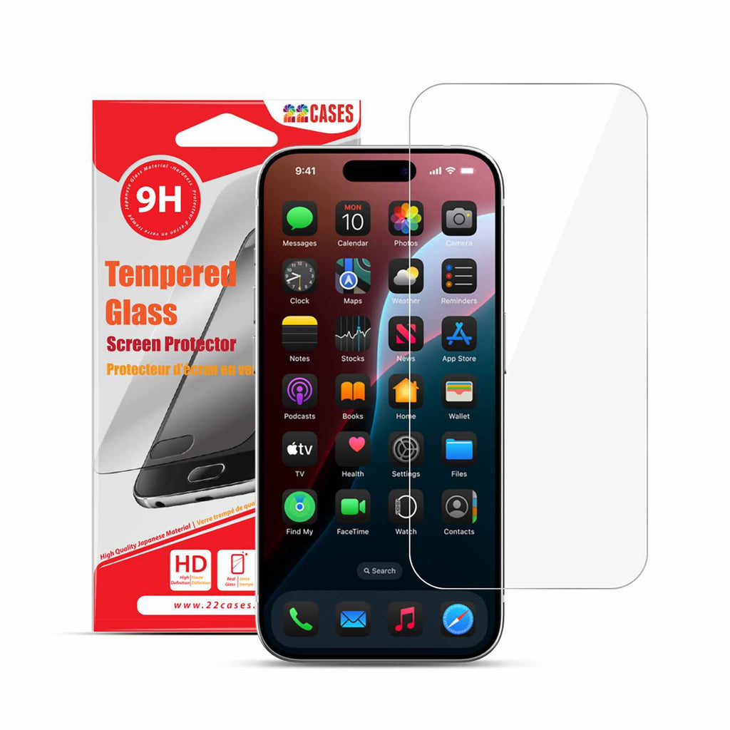 22 Cases Tempered Glass Screen Protector for iPhone Air