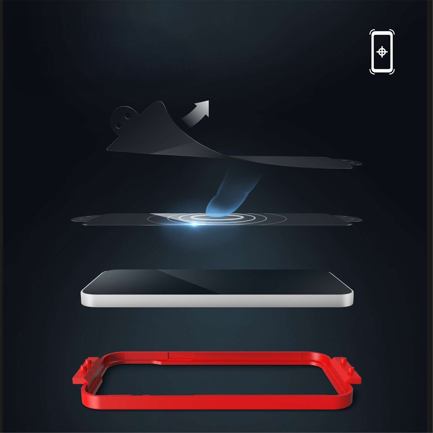 ZAGG InvisibleShield Glass Elite VisionGuard Screen Protector for iPhone 16 Pro