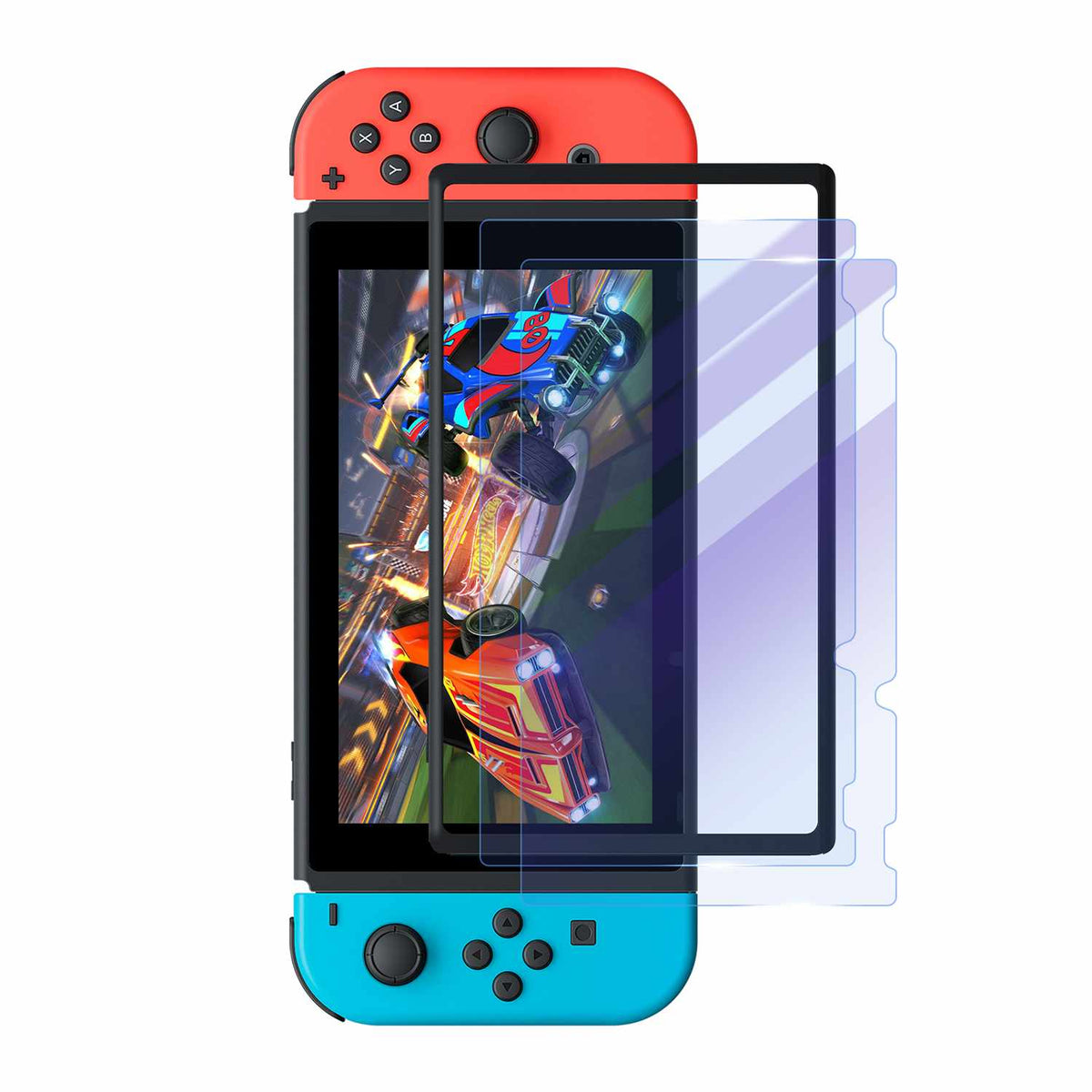Blu Element VisionCare 2-Pack Blue Light Tempered Glass Screen Protector for Nintendo Switch