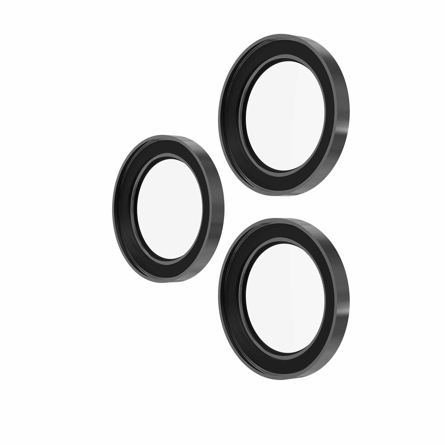 ZAGG InvisibleShield Glass Elite Anti-Reflective Lens Protector Silver Glitter for iPhone 17 Pro/17 Pro Max/iPhone 16 Pro Max/16 Pro/15 Pro Max/15 Pro