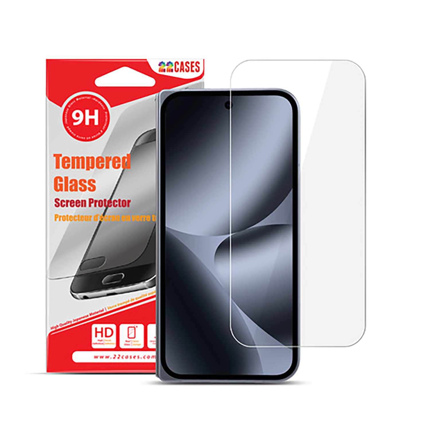 22 Cases Front Tempered Glass Screen Protector for Google Pixel 10 Pro Fold