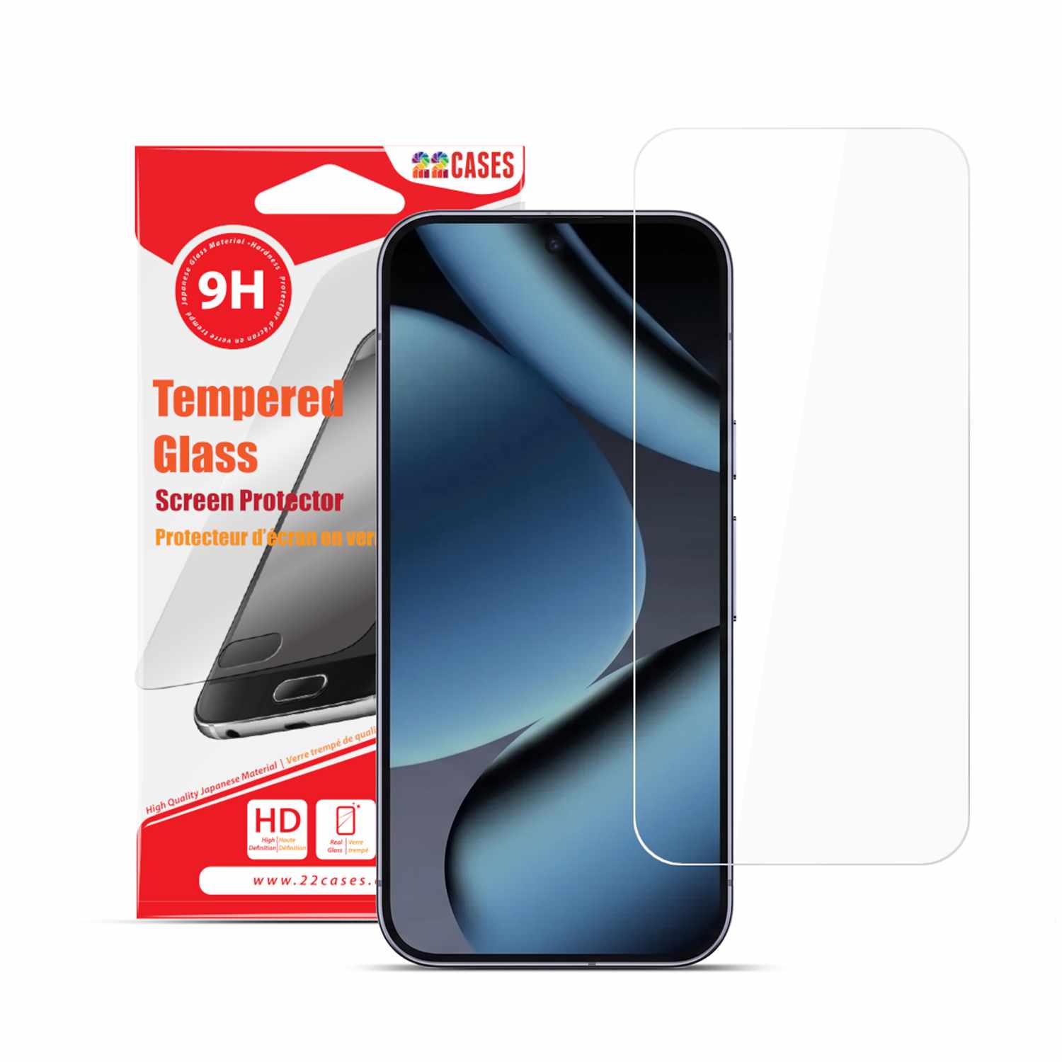 22 Cases Tempered Glass Screen Protector for Google Pixel 11 Pro/11/10 Pro/10