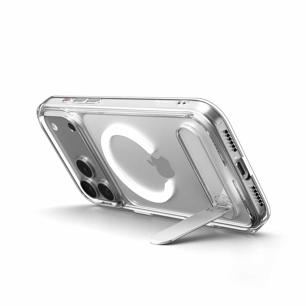 Spigen Slim Armor Essential S MagFit Case Clear White for iPhone 17 Pro