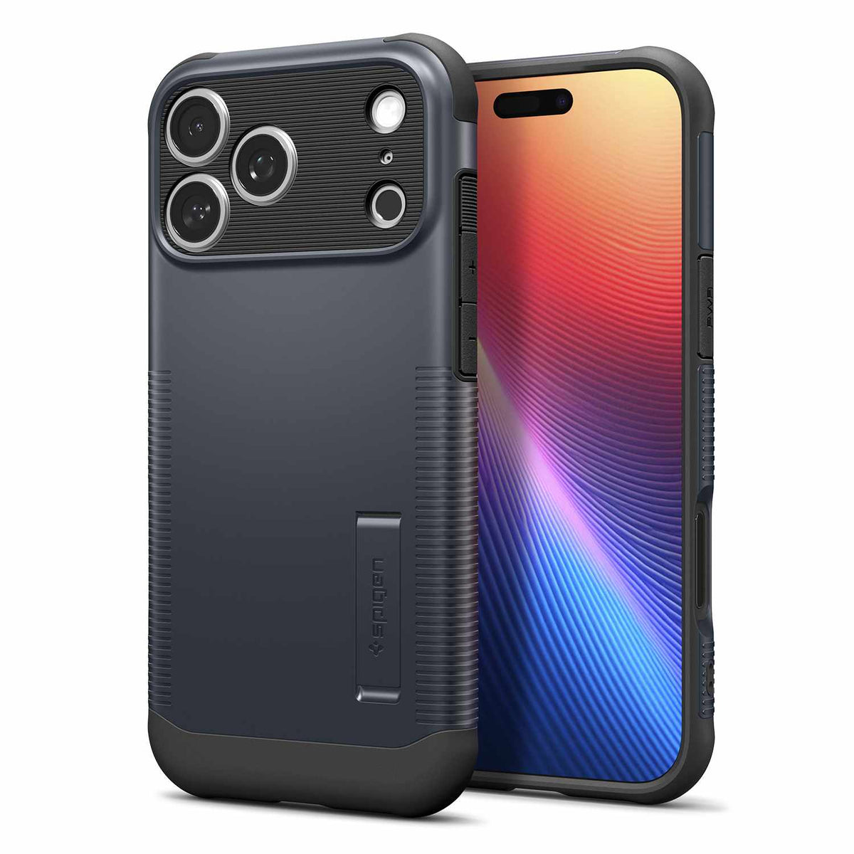 Spigen Slim Armor MagFit Case Metal Slate for iPhone 18 Pro Max/17 Pro Max