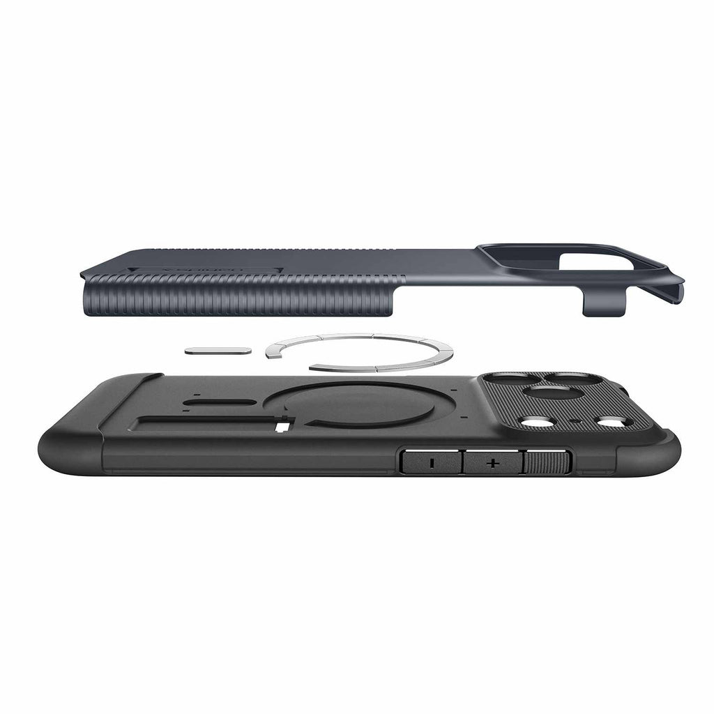 Spigen Slim Armor MagFit Case Metal Slate for iPhone 17 Pro