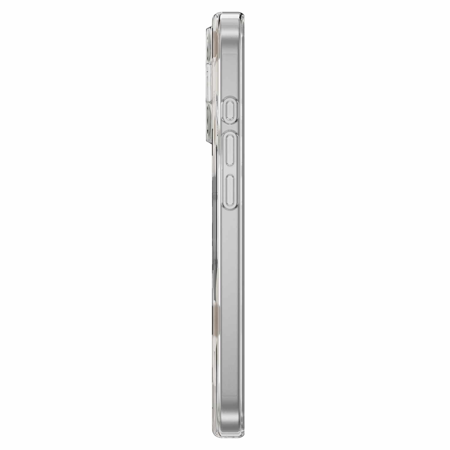 SwitchEasy Fleur 3D MagSafe Case Golden Gray for iPhone 17