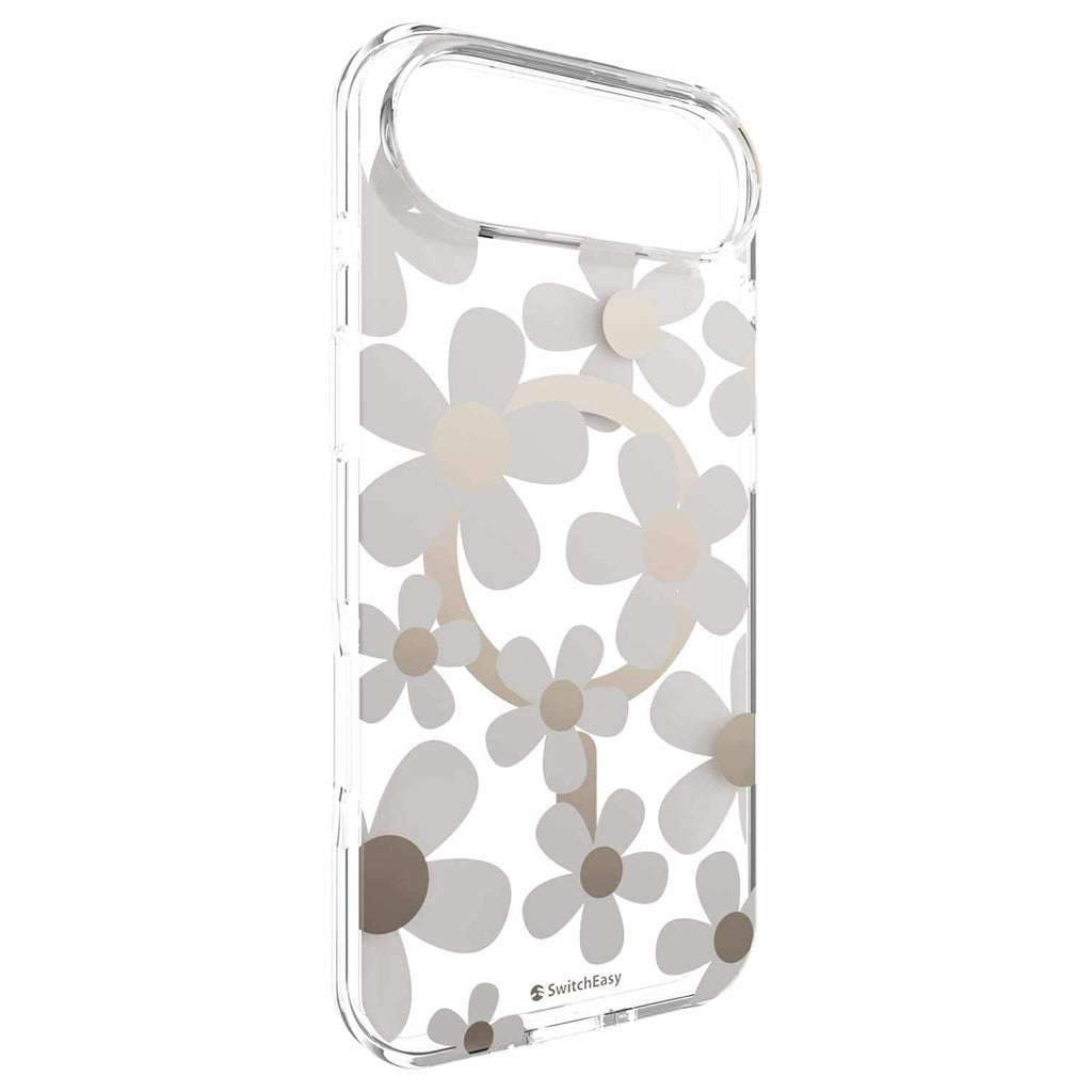SwitchEasy Fleur 3D MagSafe Case Golden Grey for iPhone Air