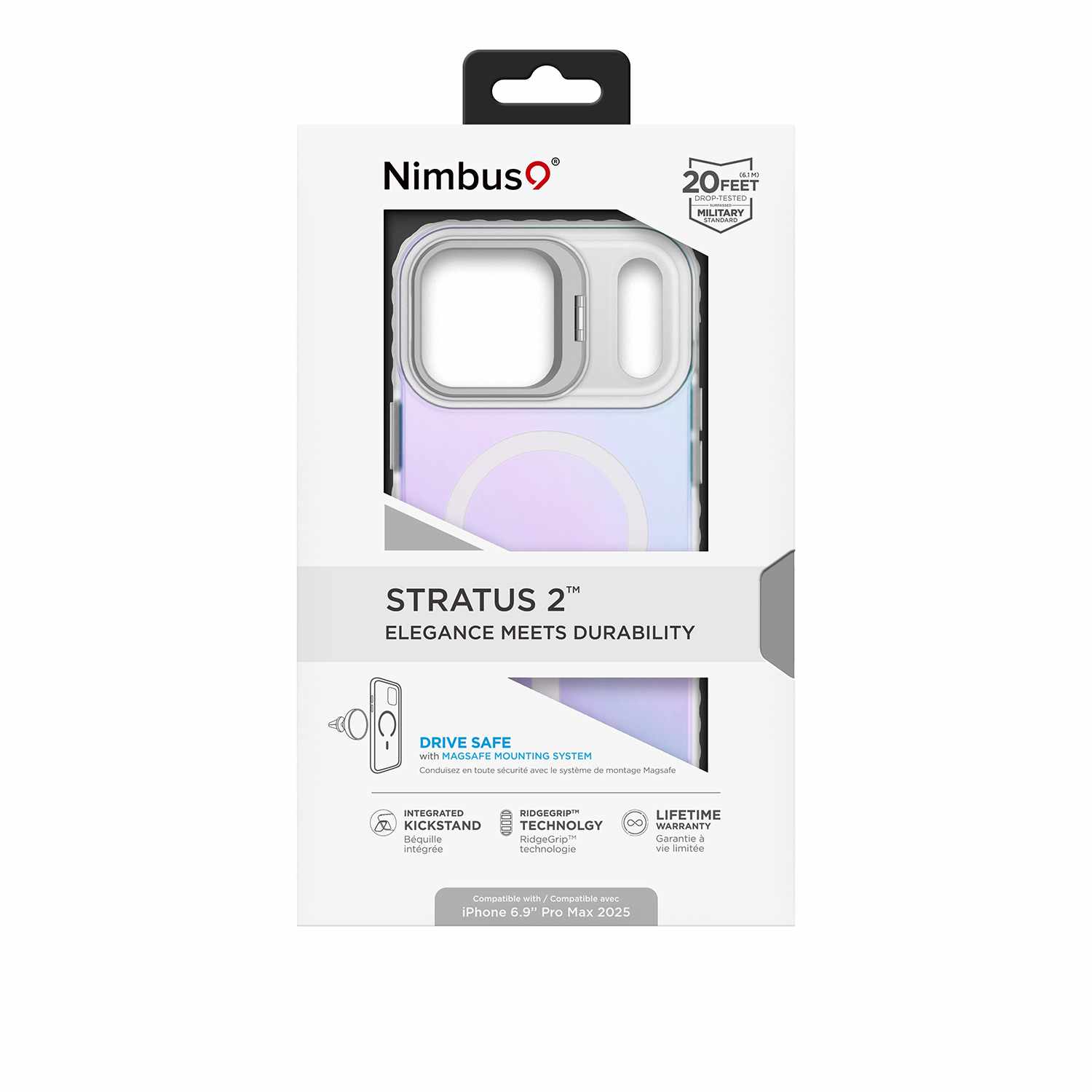 Nimbus9 Stratus 2 MagSafe Case Frost for iPhone 17 Pro Max