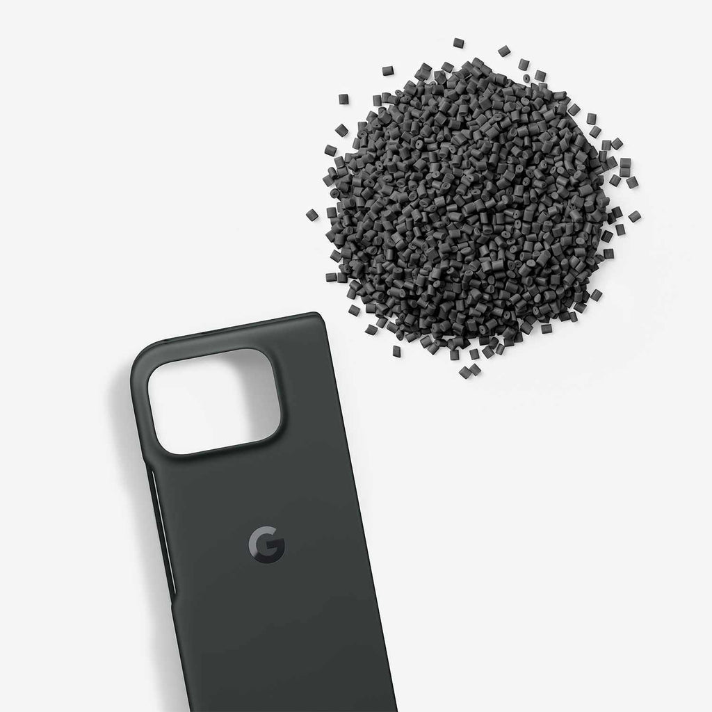 Google Pixelsnap Silicone Case w/Magnets Obsidian for Google Pixel 10 Pro Fold