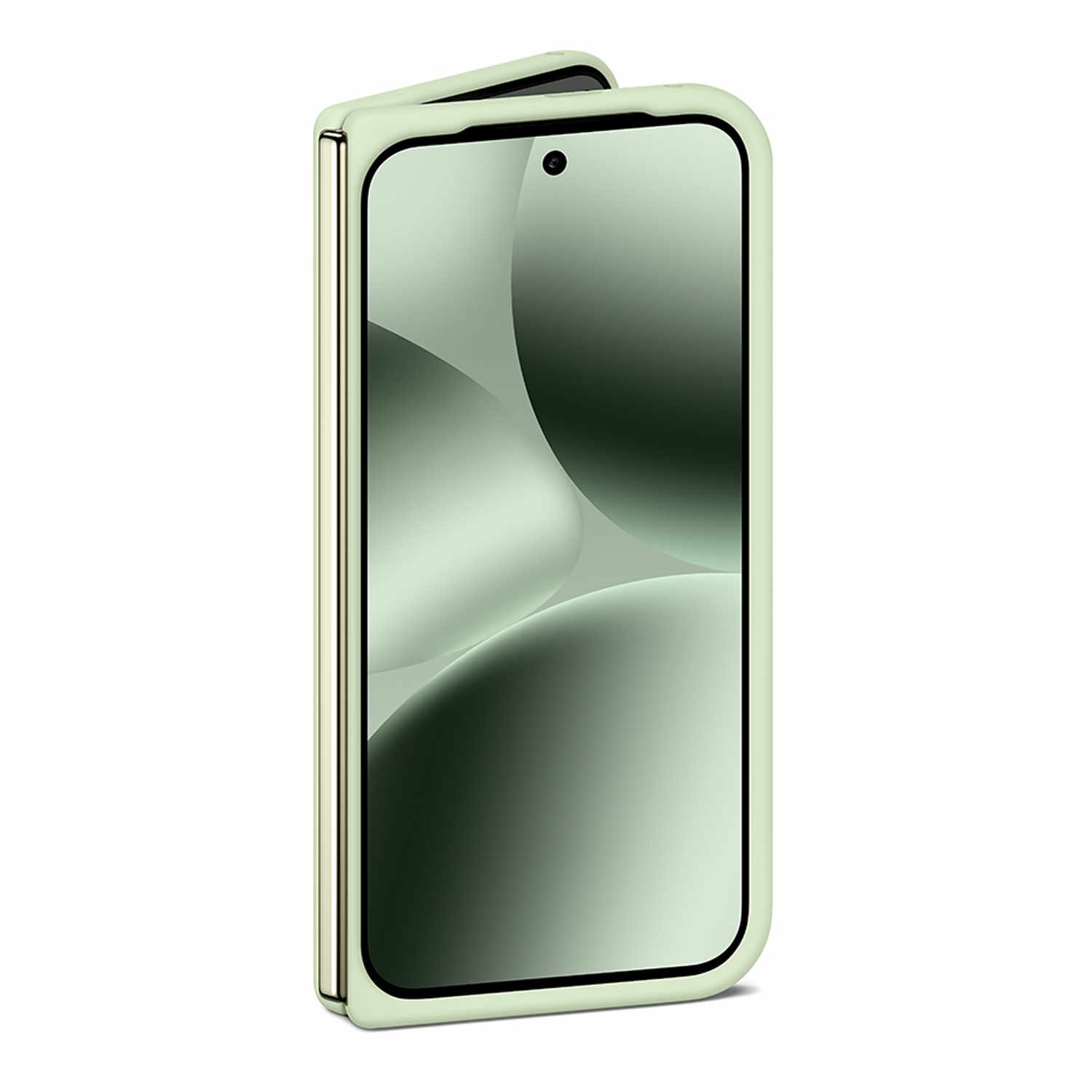 Google Pixelsnap Silicone Case w/Magnets Jade (Green) for Google Pixel 10 Pro Fold