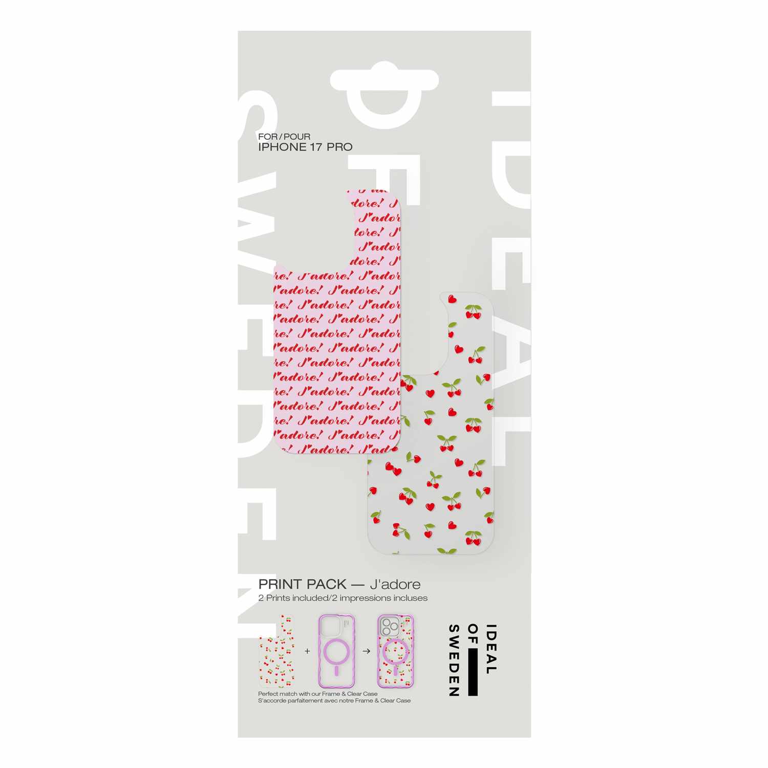 Ideal of Sweden Print Pack J'adore for iPhone Air