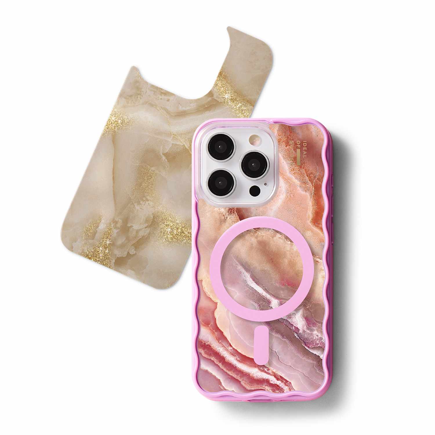 Ideal of Sweden Print Pack Blush Pink Marble for iPhone Air