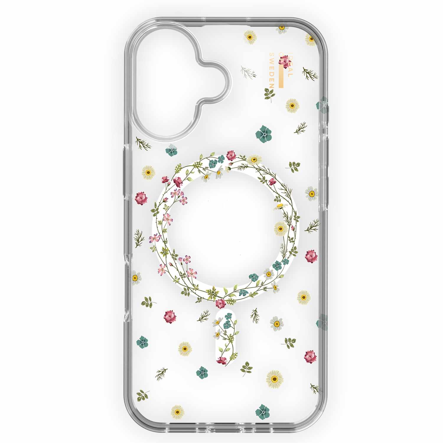Ideal of Sweden Clear MagSafe Mid Case Petite Floral for iPhone 17