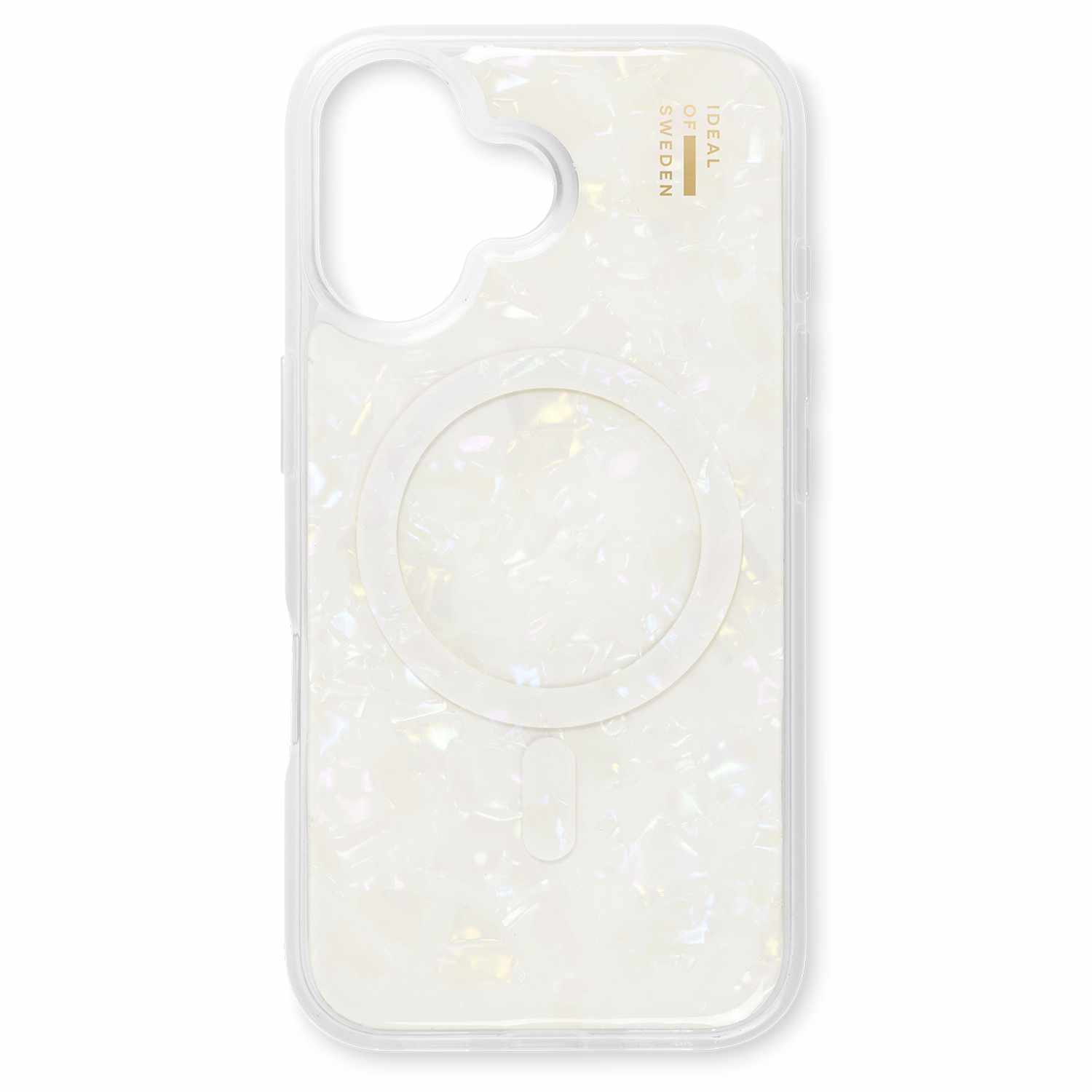 Ideal of Sweden Pearlised MagSafe Case White for iPhone 17