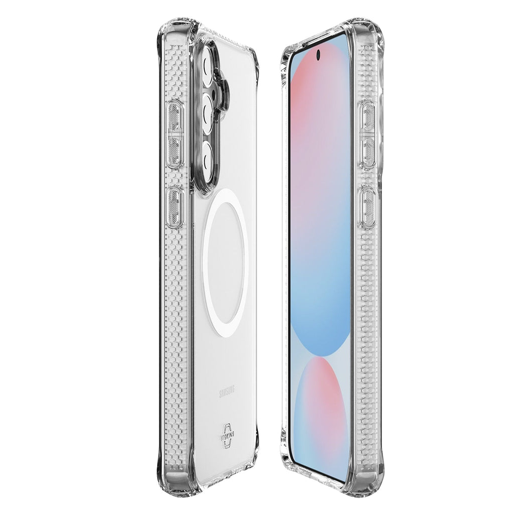 ITSKINS Hybrid_R Case w/Magnets Clear for Samsung Galaxy S25 FE