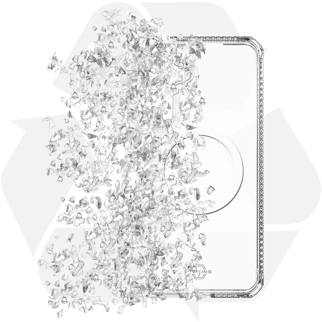 ITSKINS Hybrid_R Case w/Magnets Clear for Samsung Galaxy S25 FE