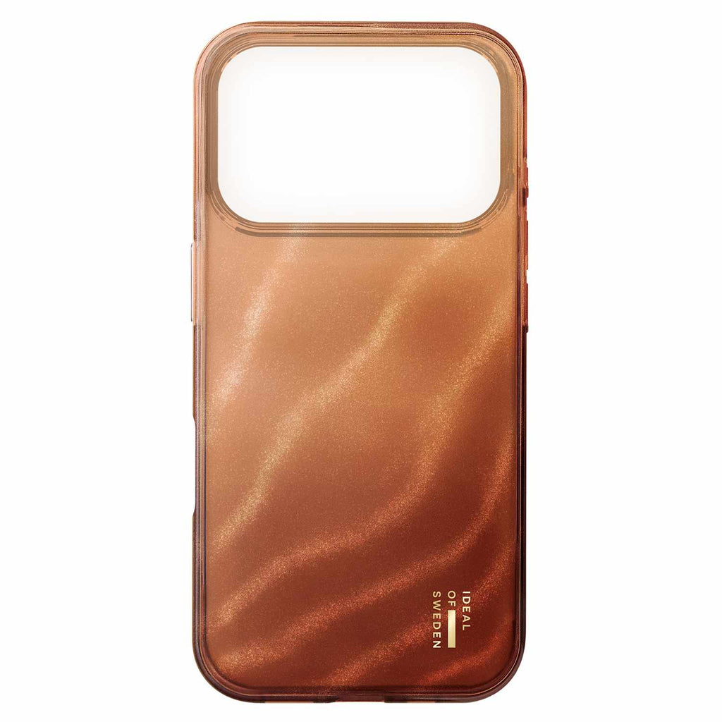 Ideal of Sweden Glitter Glow MagSafe Case Mocha Mousse for iPhone 17 Pro Max