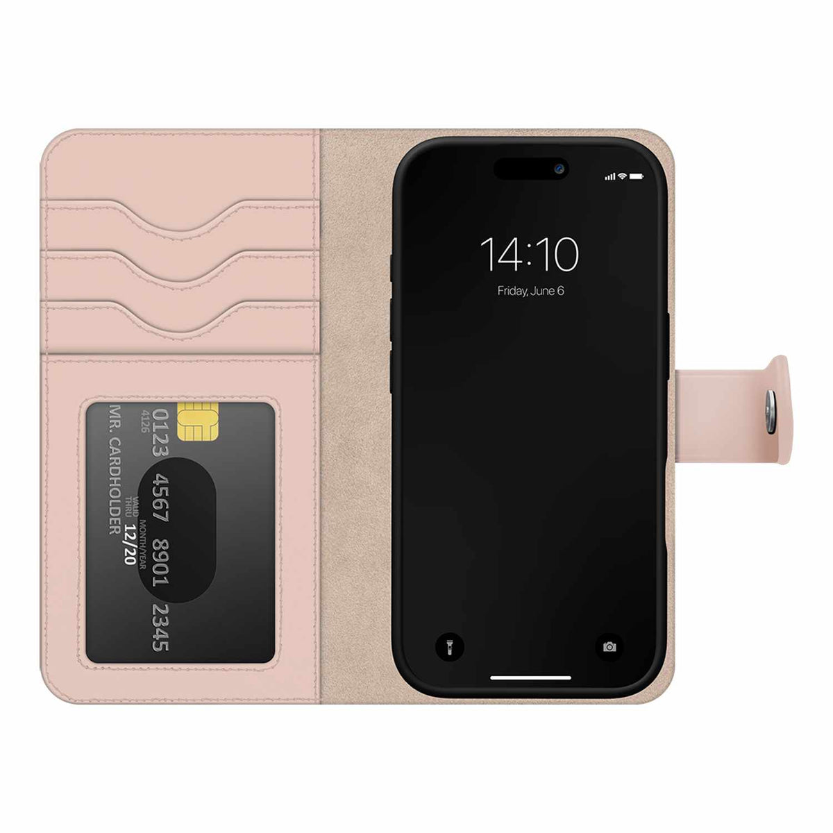 Ideal of Sweden Magnet Wallet+ MagSafe Case Pink for iPhone 17 Pro