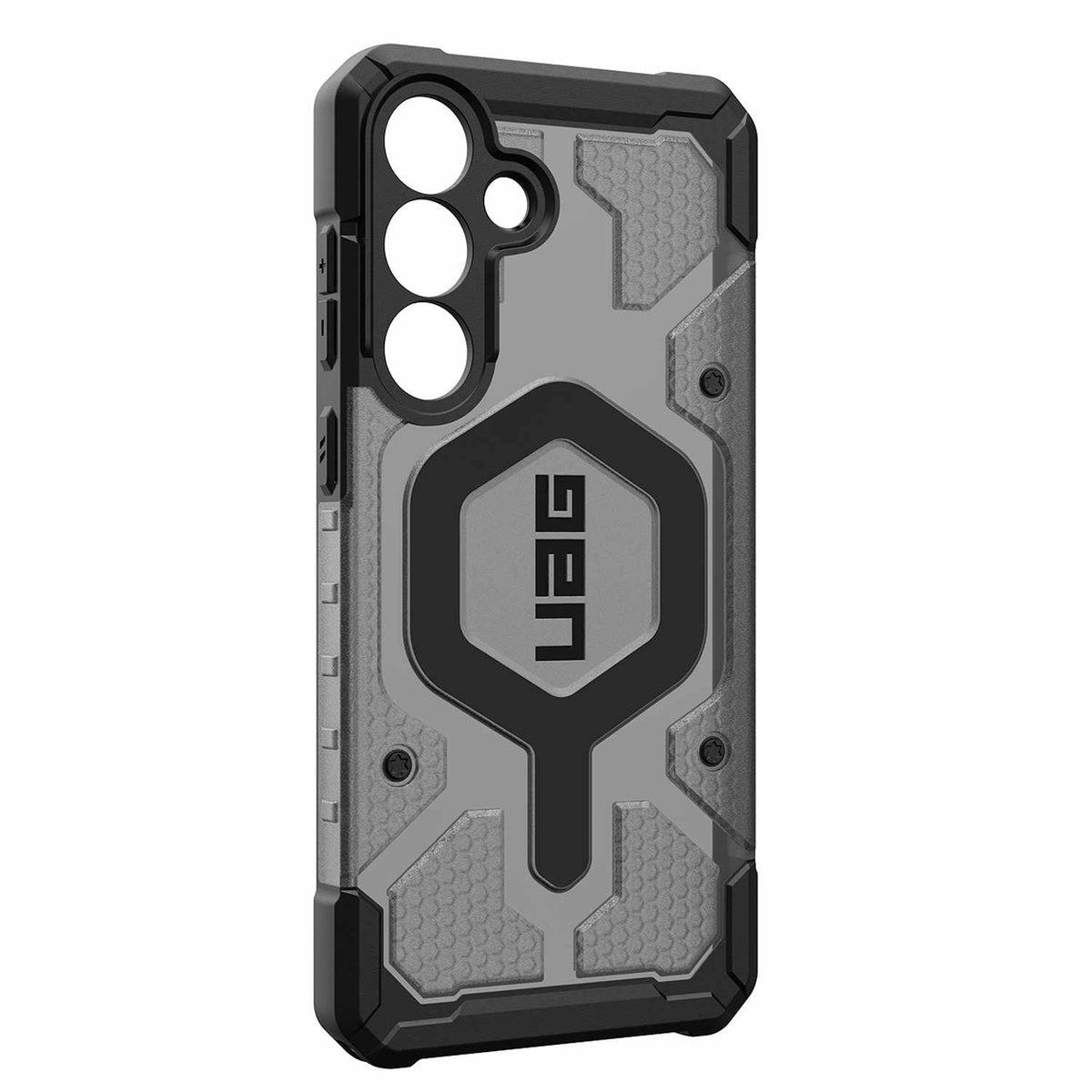 UAG Pathfinder Clear w/Magnets Case Ash/Black for Samsung Galaxy S25 FE
