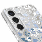 Kate Spade Protective Case w/Magnets Flowerbed Blue for Samsung Galaxy S25 FE