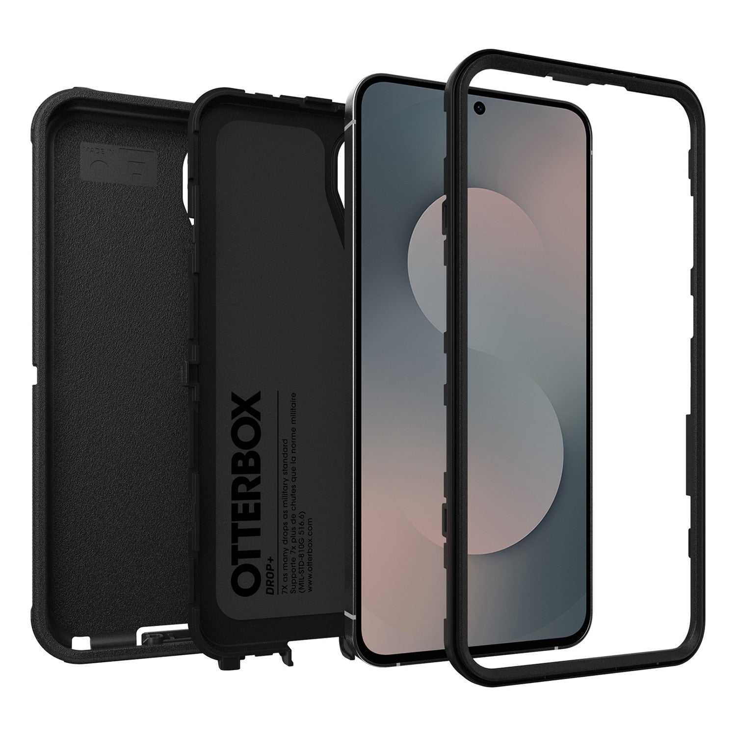 OtterBox Defender Case with Holster Black for Samsung Galaxy S25 FE in Bulk Packaging