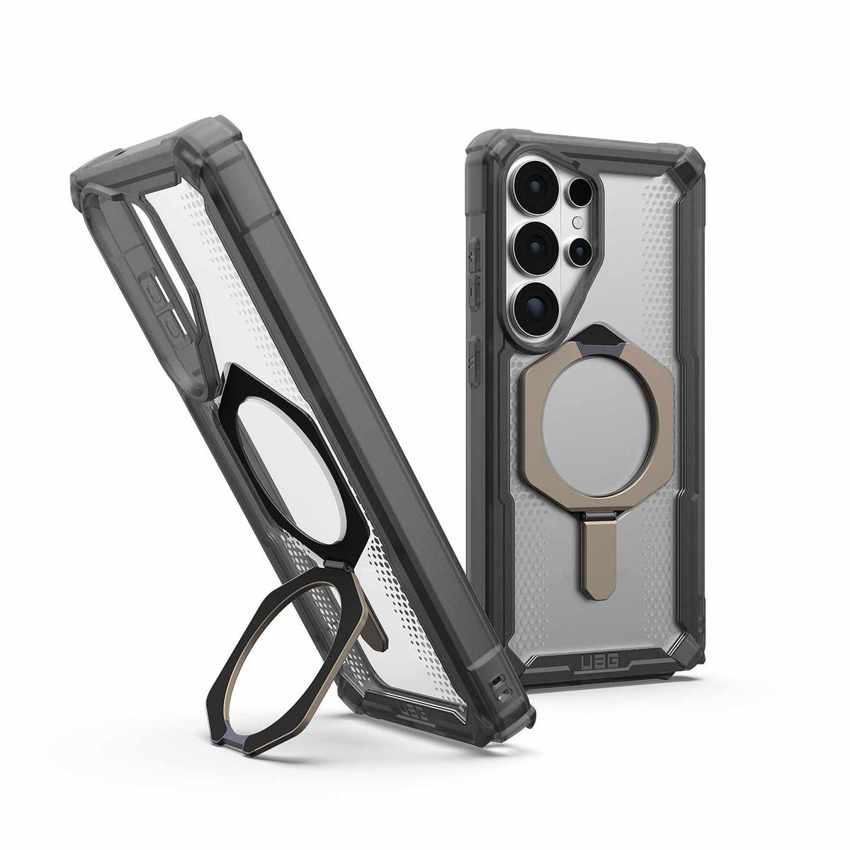 UAG Plasma XTE Rugged Kickstand Case w/Magnets Ash/Titanium for Samsung Galaxy S26 Ultra