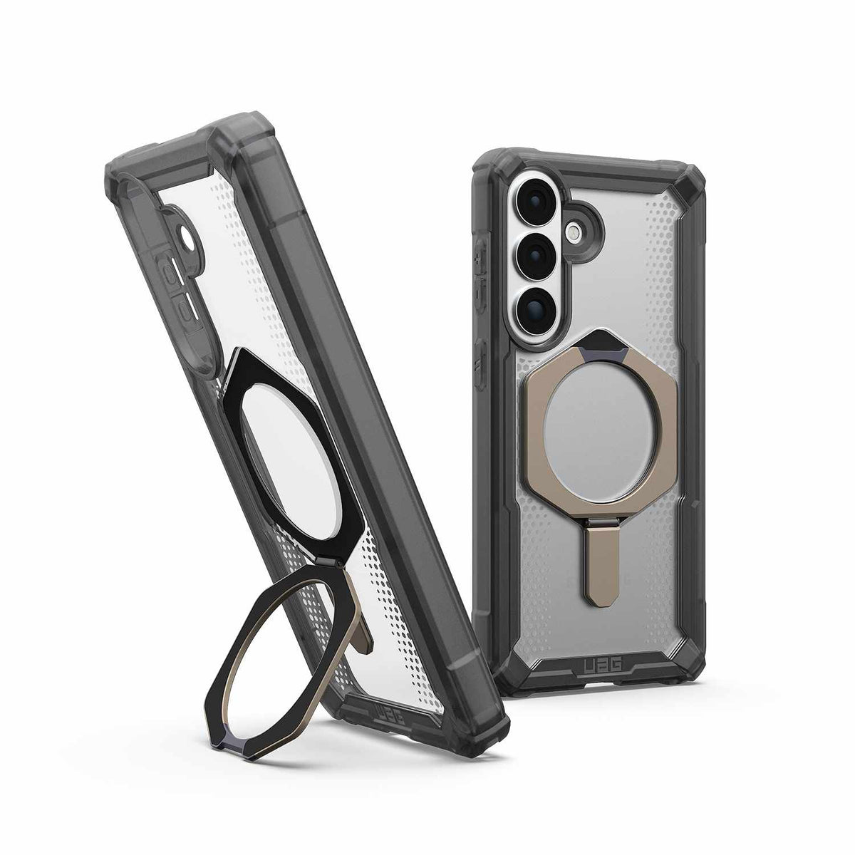 UAG Plasma XTE Rugged Kickstand Case w/Magnets Ash/Titanium for Samsung Galaxy S26+