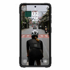 UAG Plasma XTE Rugged Kickstand Case w/Magnets Black/Orange for Samsung Galaxy S26