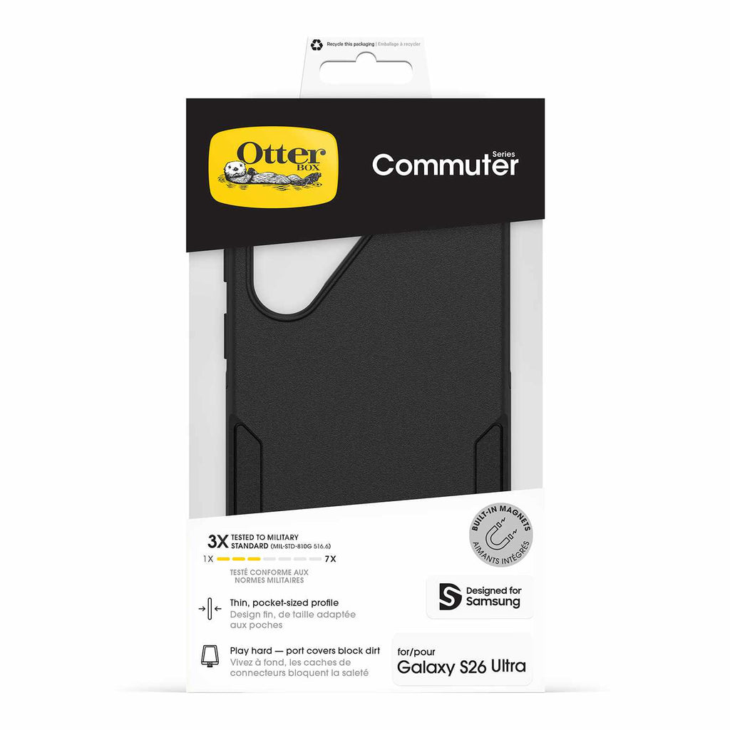 OtterBox Commuter Case w/Magnets Black for Samsung Galaxy S26 Ultra