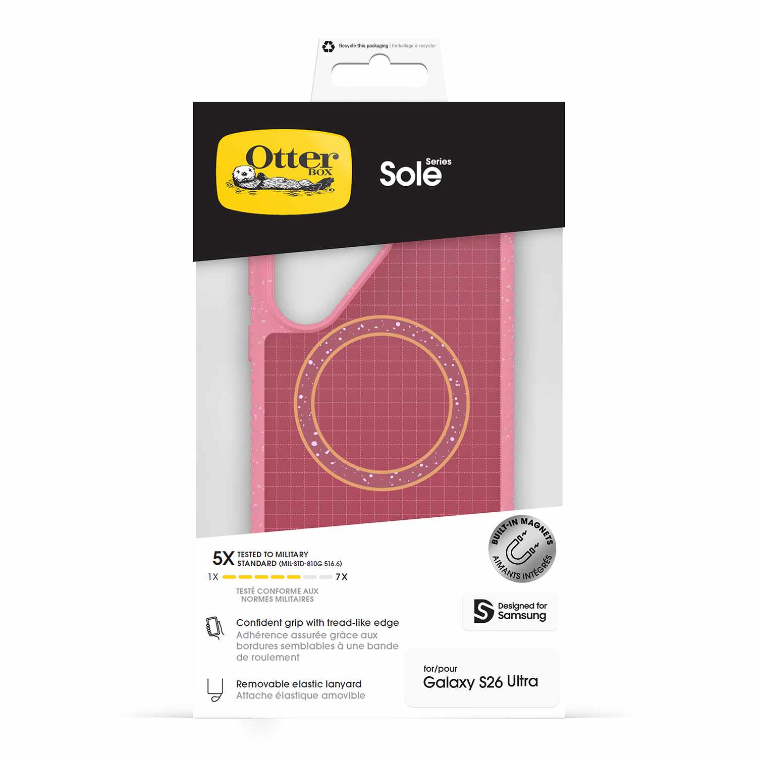 OtterBox Sole Case w/Magnets Xtra Hot for Samsung Galaxy S26 Ultra