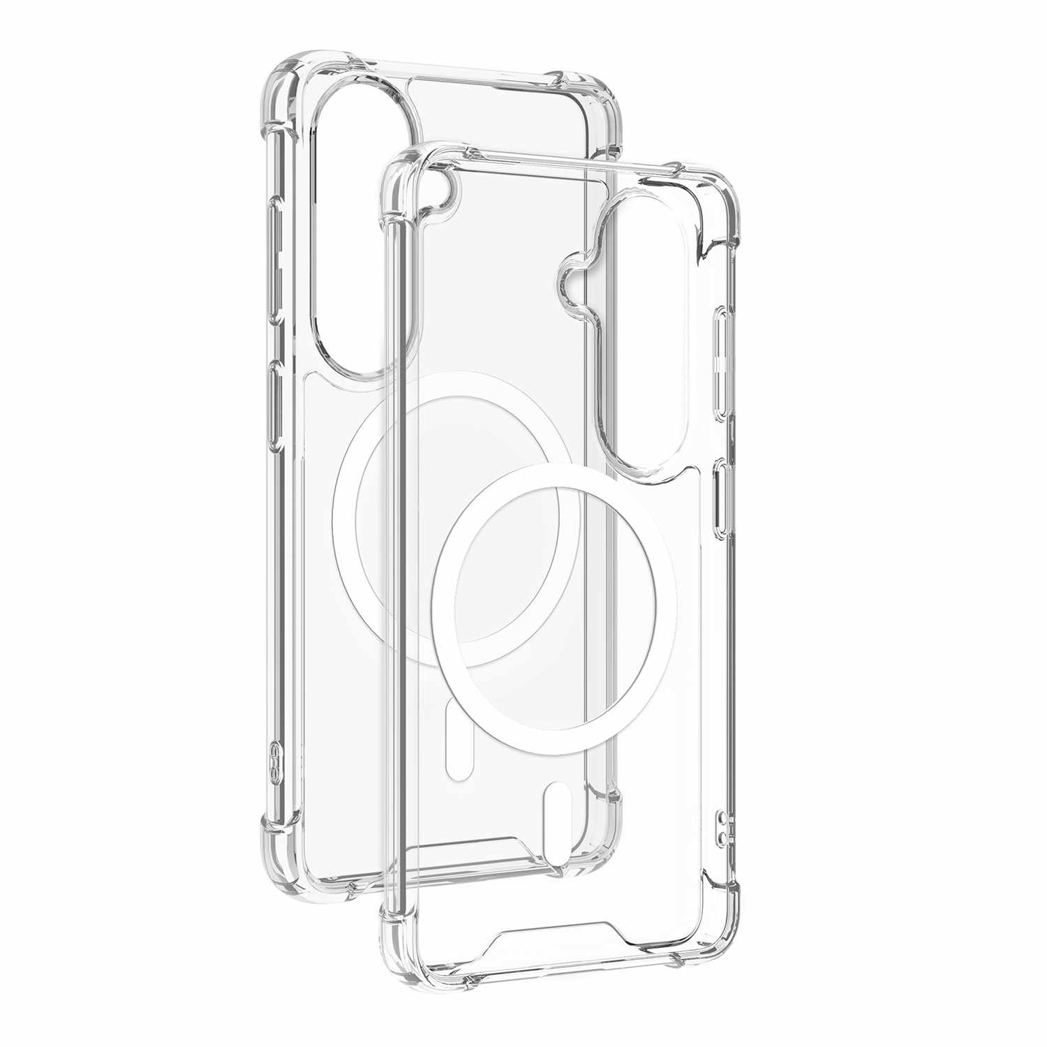 Blu Element Dropzone Rugged Case w/Magnets Clear for Samsung Galaxy S26+