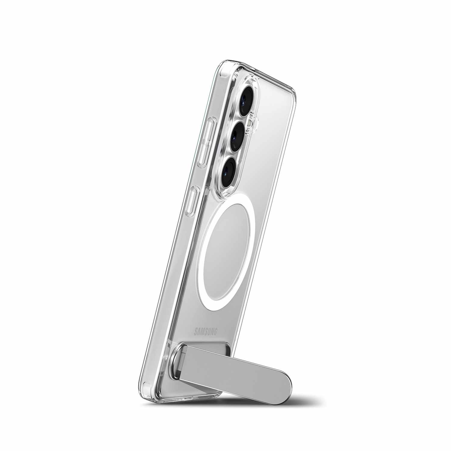 Spigen Slim Armor Essential S Case w/Magnets Clear White for Samsung Galaxy S26+
