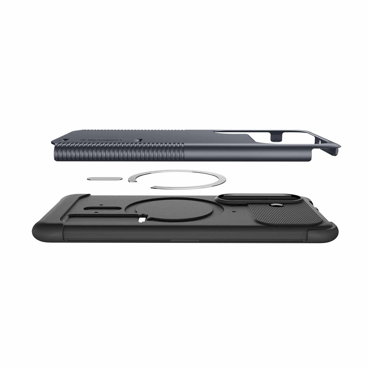 Spigen Slim Armor Case w/Magnets Metal Slate for Samsung Galaxy S26