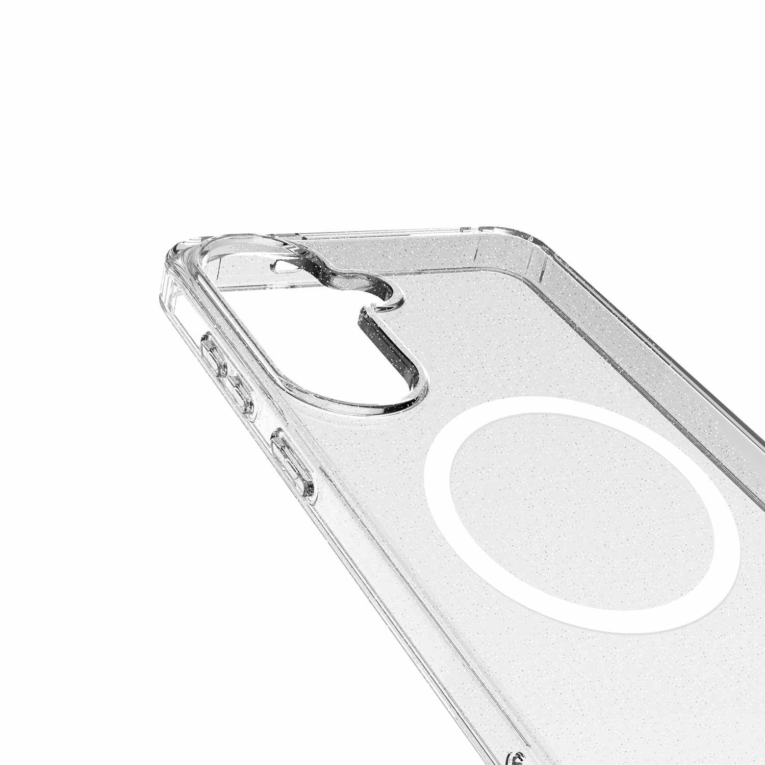 Blu Element Dropzone Rugged Glitter Case w/Magnets Clear for Samsung Galaxy S26