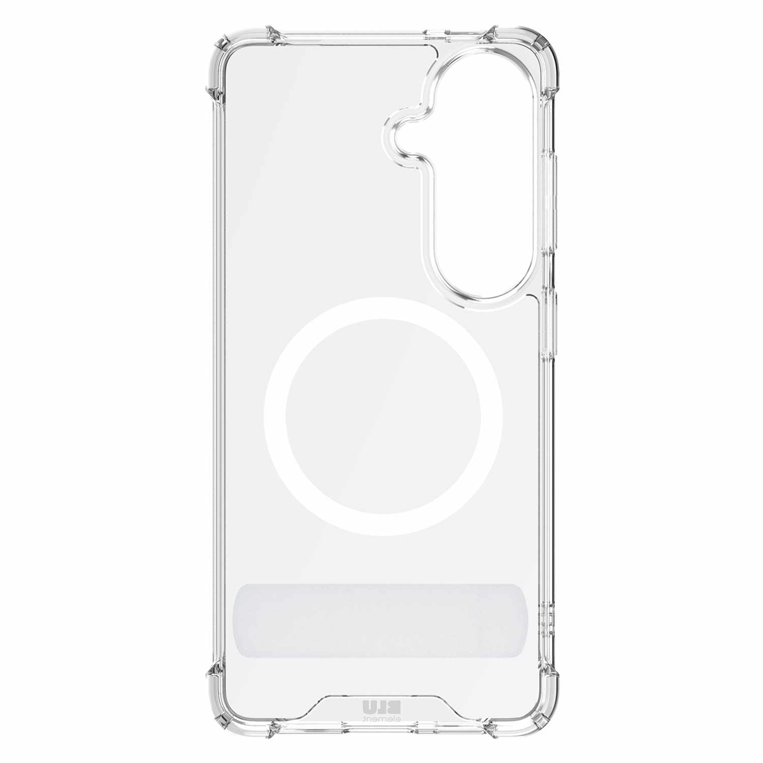 Blu Element Dropzone Rugged Kickstand Case w/Magnets Clear for Samsung Galaxy S26