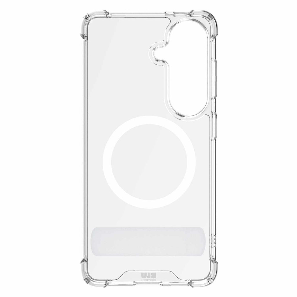 Blu Element Dropzone Rugged Kickstand Case w/Magnets Clear for Samsung Galaxy S26