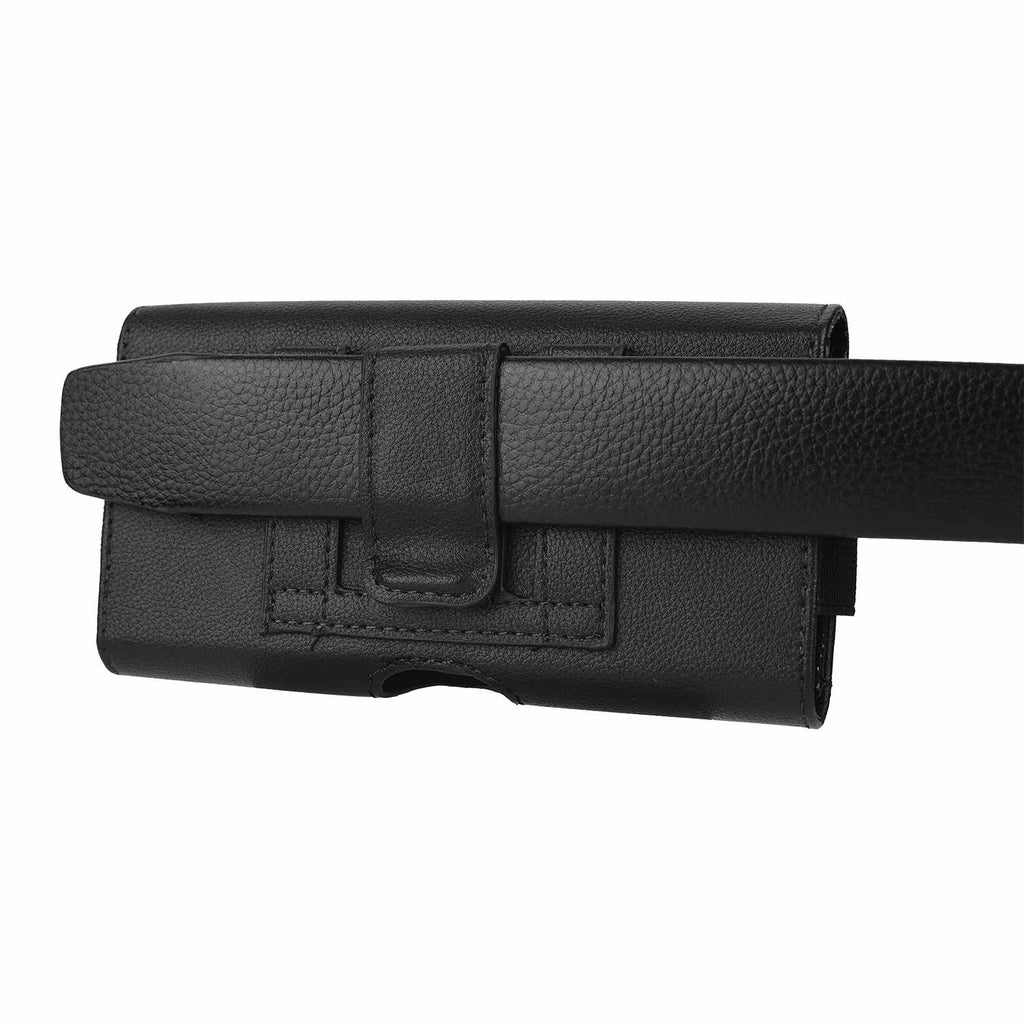 Blu Element Universal Phone Case Holster Pouch with Belt Clip M-L Black
