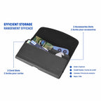 Blu Element Universal Phone Case with Belt Clip M-L Black