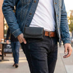 Blu Element Universal Phone Case with Belt Clip M-L Black