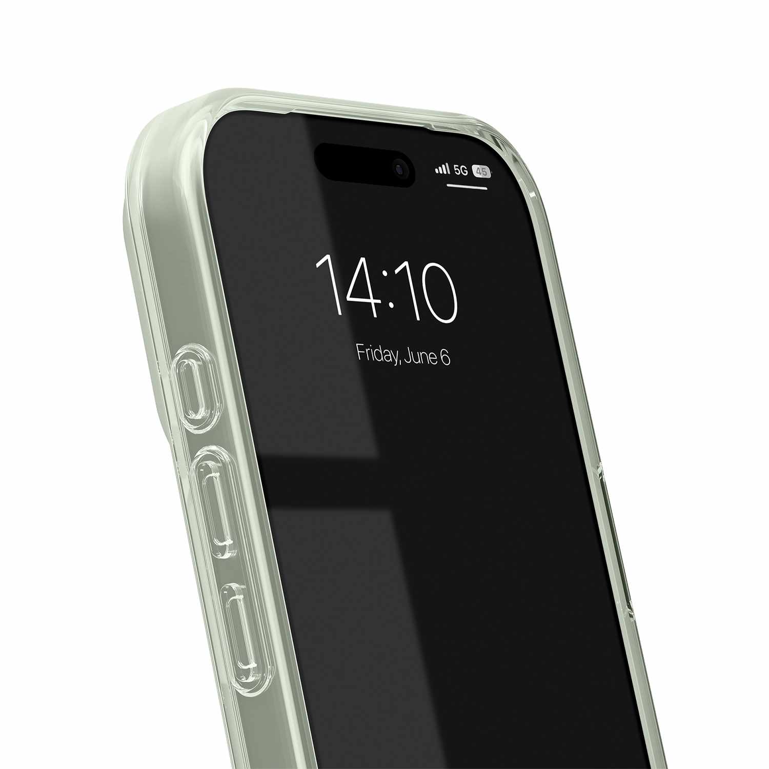 Ideal of Sweden Glitter Glow MagSafe Case Sage Green for iPhone 17 Pro Max