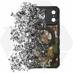 ITSKINS Supreme_R Stand Nylon MagSafe Case Camouflage Green for iPhone 17 Pro