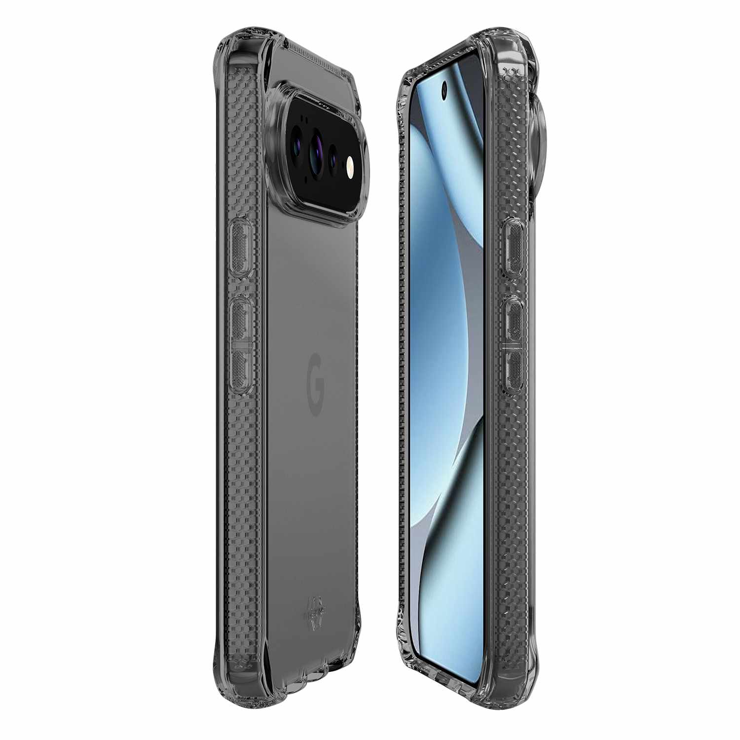 ITSKINS Spectrum_R Clear Case Smoke for Google Pixel 11/11 Pro/10/10 Pro